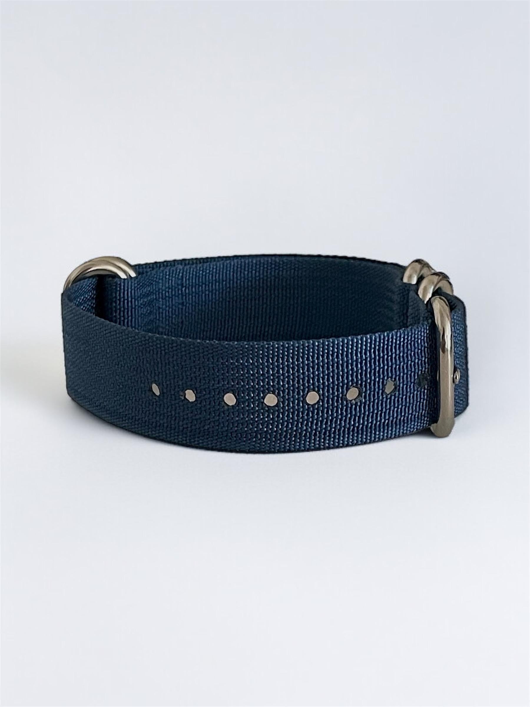 Blue NATO Strap, Silver Buckle