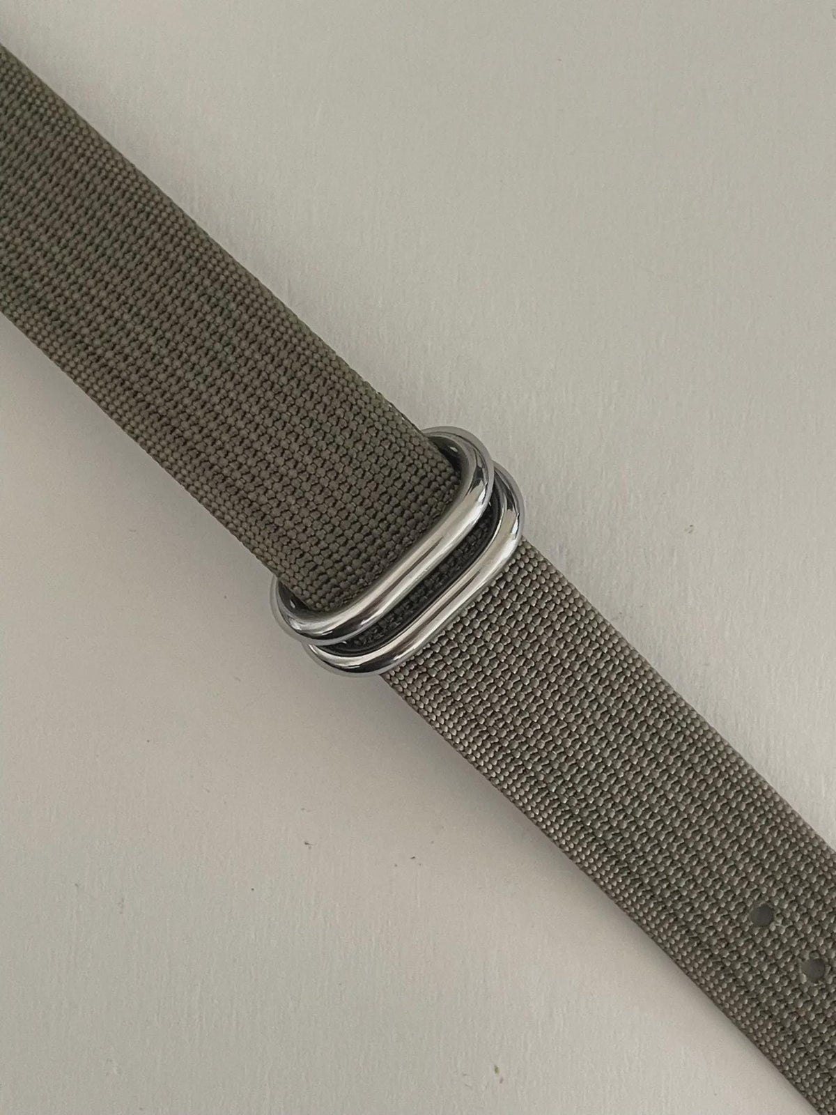 Custom Casio F91W Watch, Green, Army Green NATO Strap