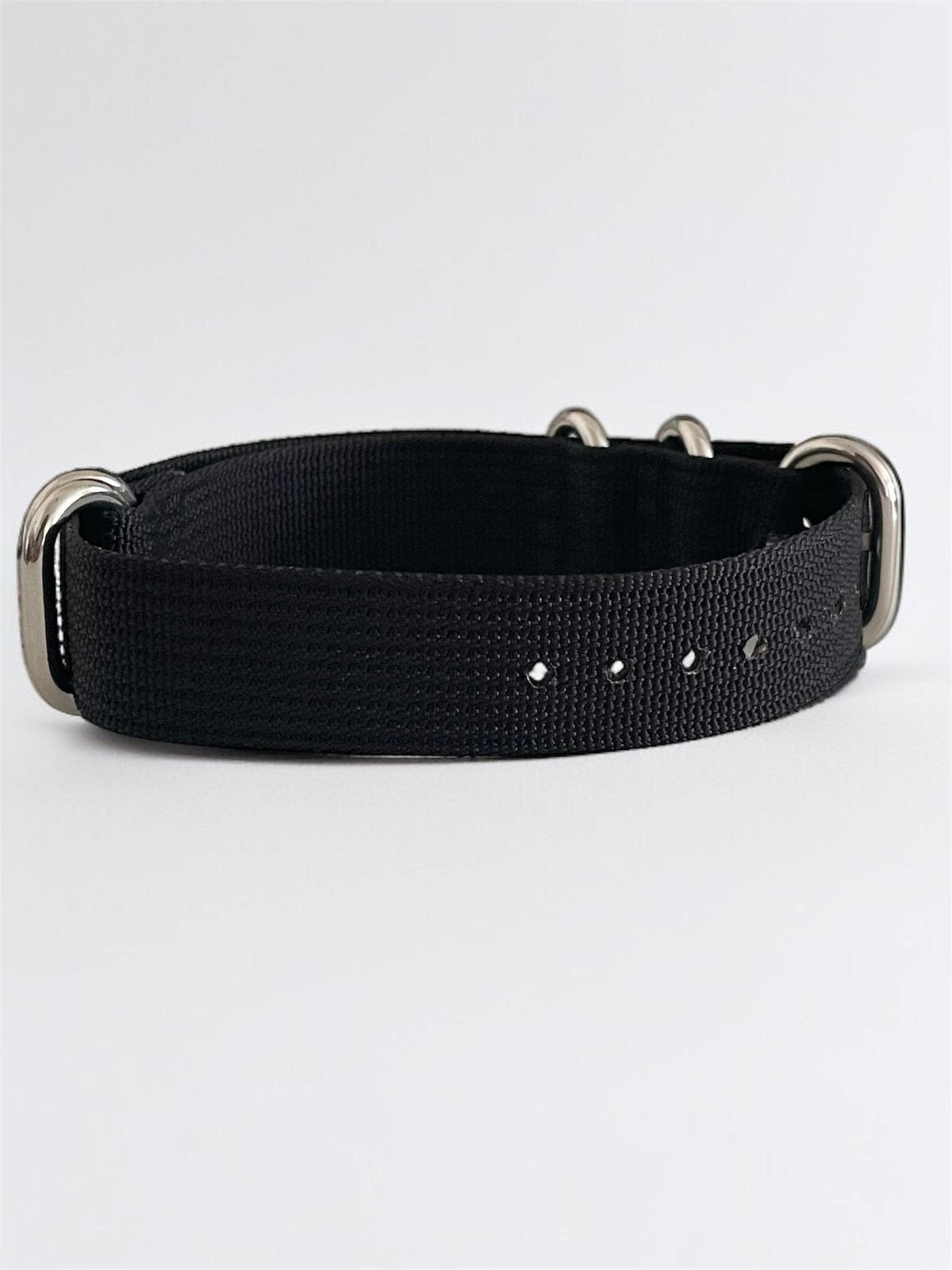 Black NATO Strap, Silver Buckle