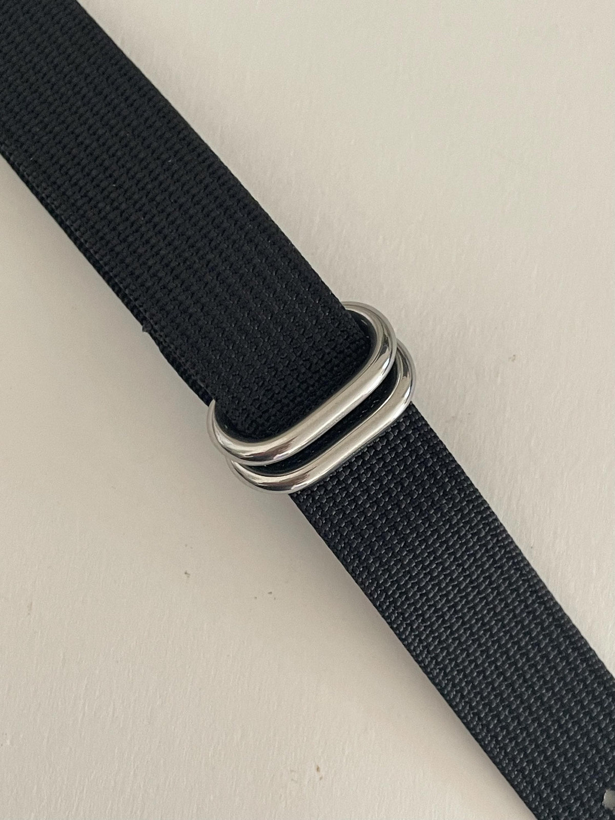 Black NATO Strap, Silver Buckle
