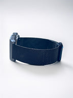 Custom Casio F91W Watch, Dark Silver, Black Metal Band