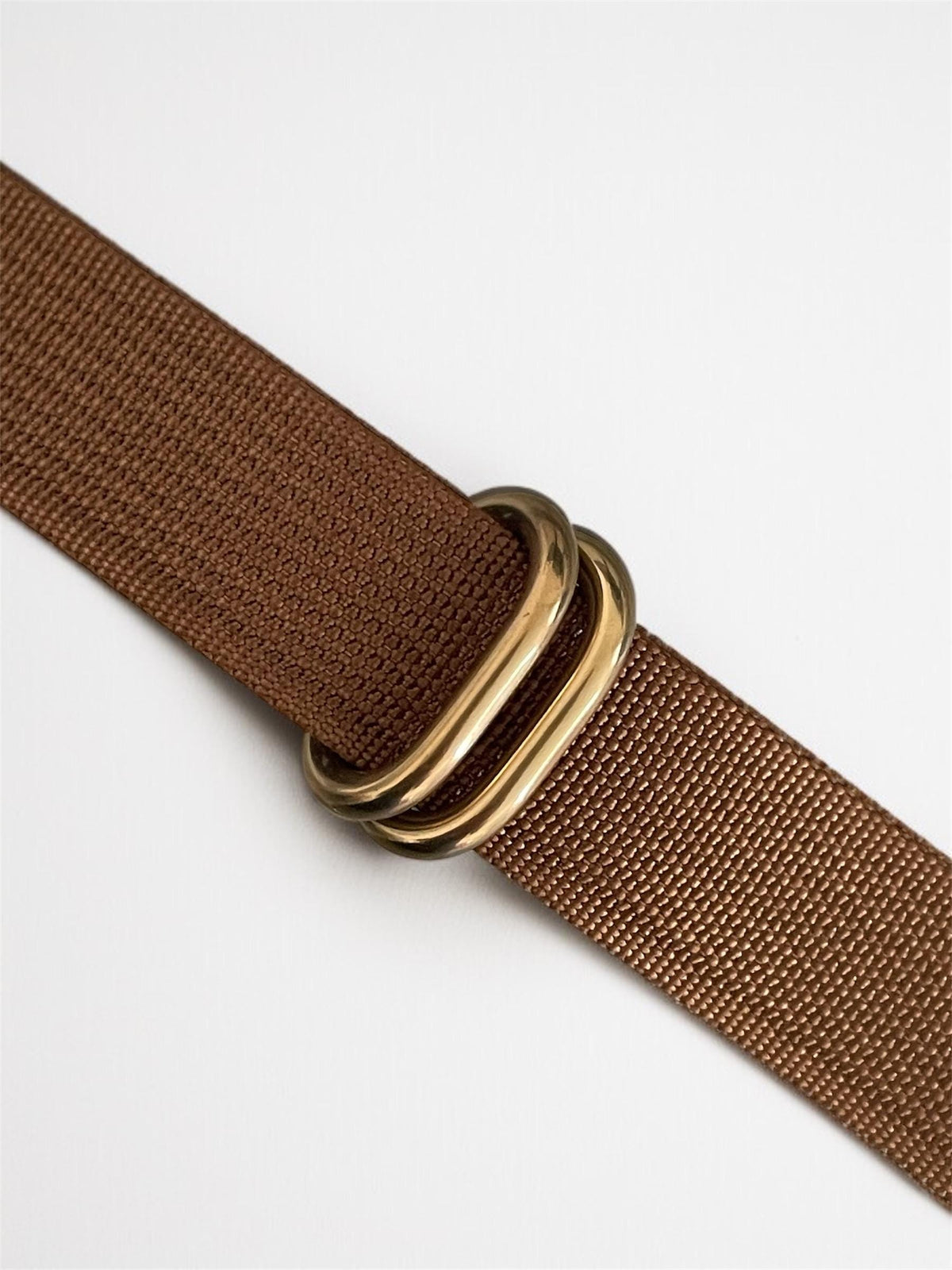 Brown NATO Strap, Gold Buckle