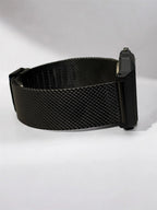 Custom Casio F91W Watch, Black, Black Metal Band