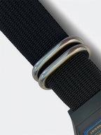 Custom Casio F91W Watch, Black, Black NATO Strap