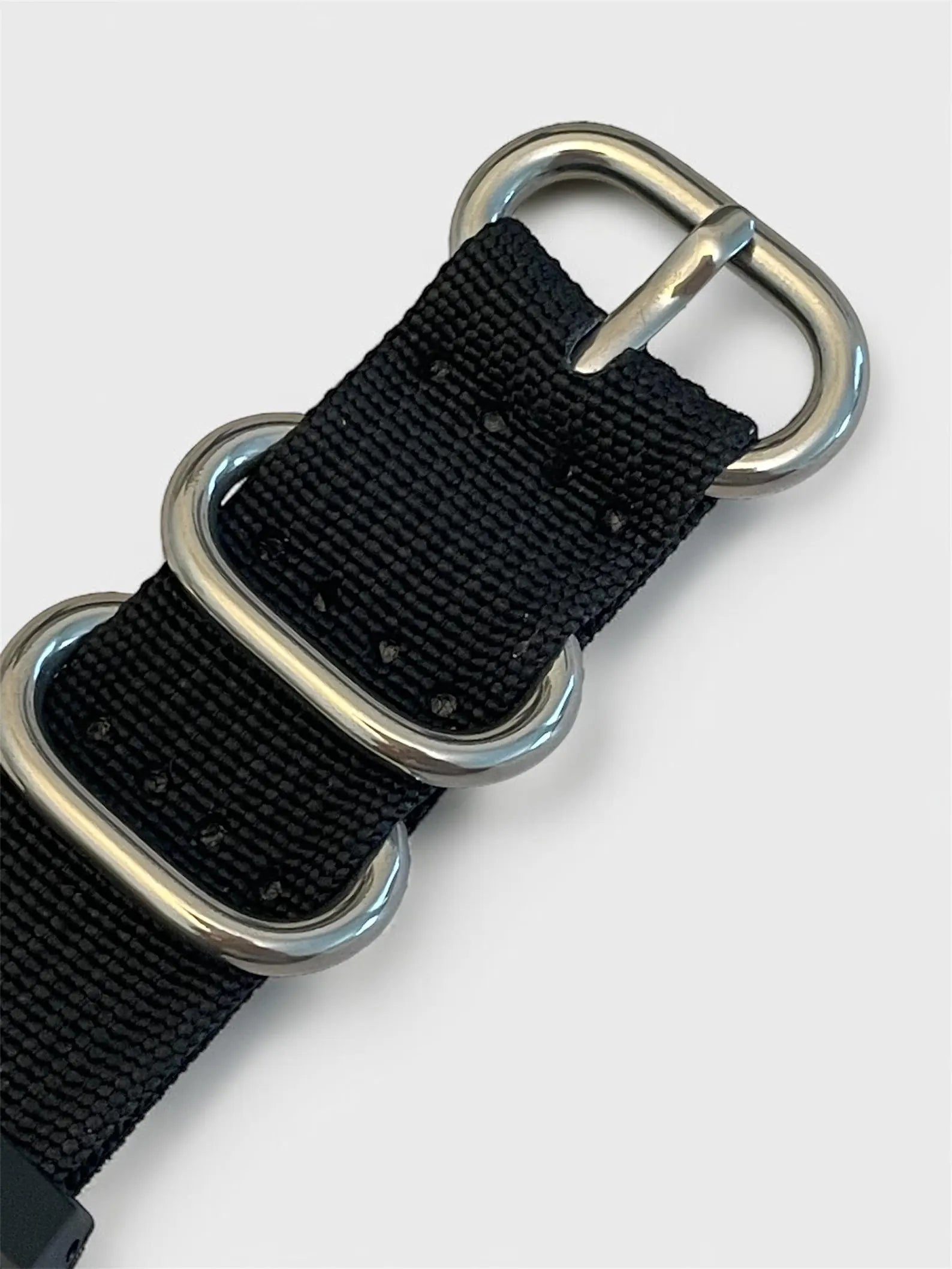 Custom Casio F91W Watch, Black, Black NATO Strap