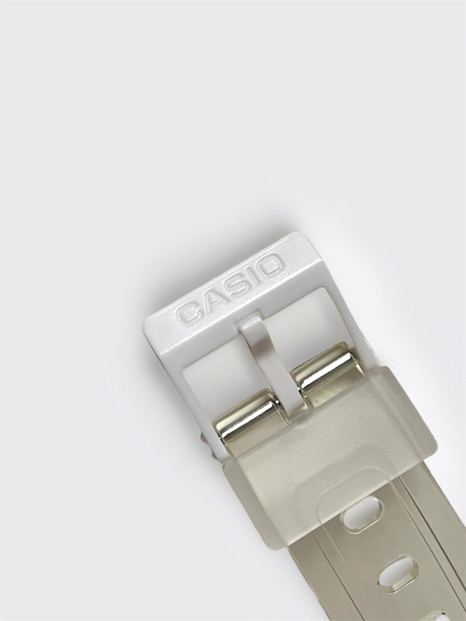 Custom Casio F91W Watch, White, Black NATO Band