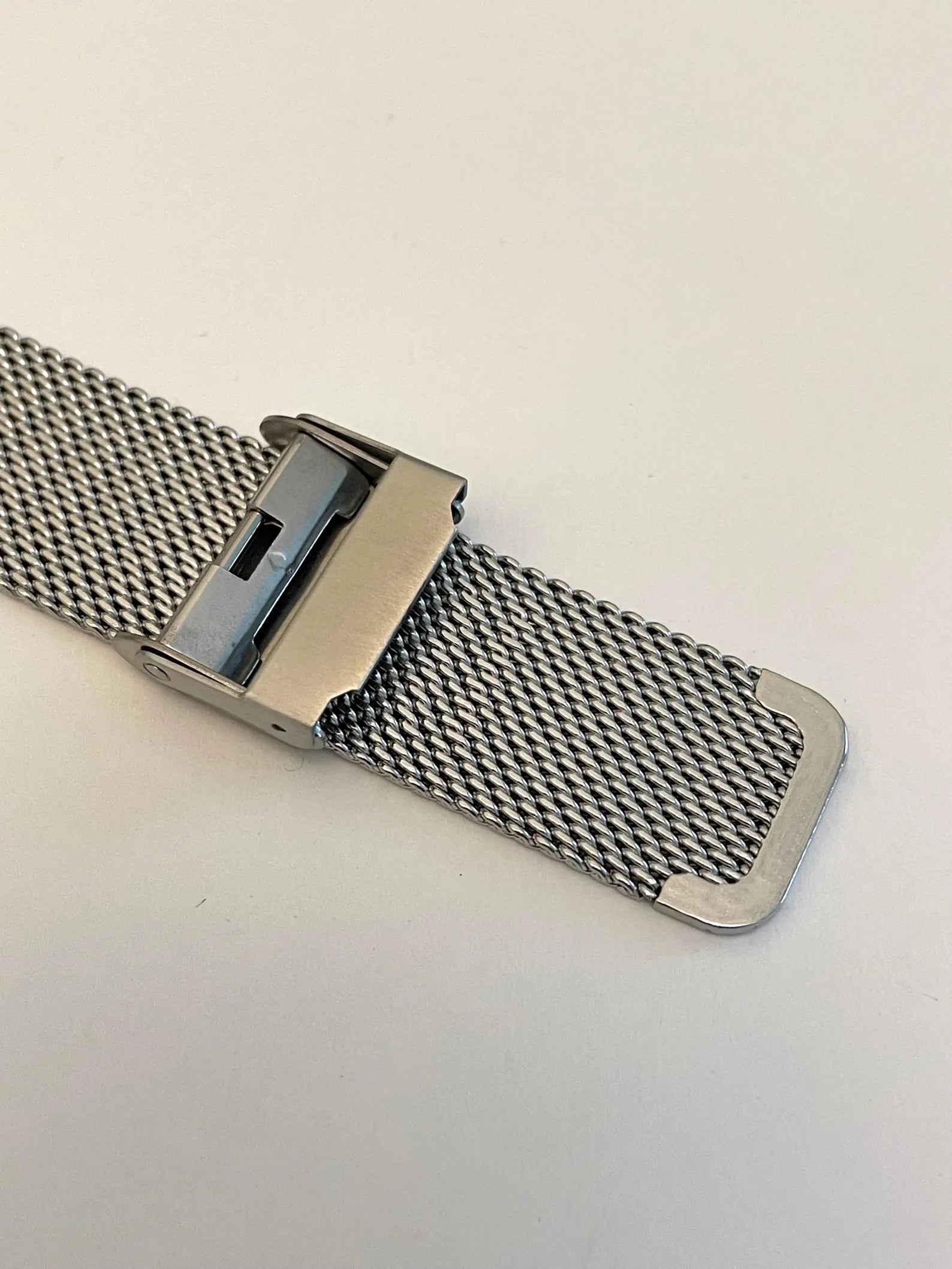 Custom Casio F91W Watch, Silver, Silver Metal Band