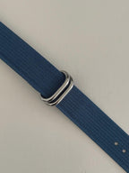 Custom Casio F91W Watch, Blue, Blue NATO Strap
