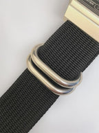 Custom Casio F91W Watch, Silver, Black NATO Strap