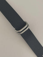 Custom Casio F91W Watch, Silver, Black NATO Strap