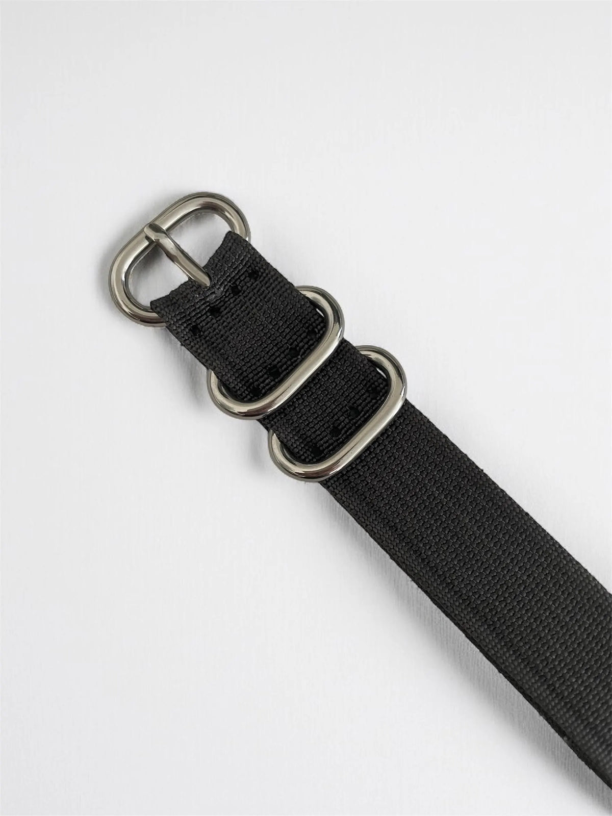 Gray NATO Strap, Silver Buckle