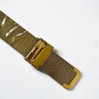 Custom Casio F91W Watch, Gold, Gold Metal Band